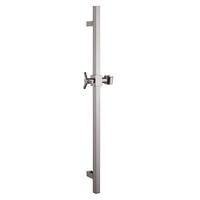 SR123	brass Square sliding bar, shower rail, shower wall rail;