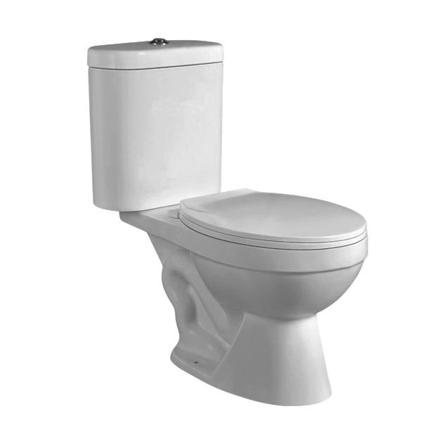 YS22206T	2-piece ceramic toilet, close coupled S-trap siphonic toilet;
