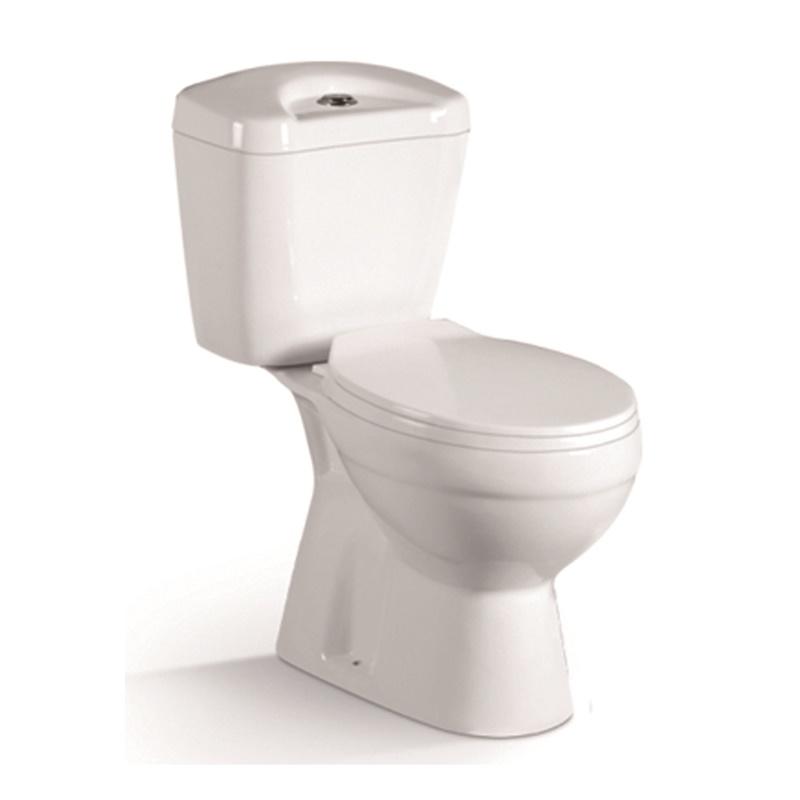 YS22207S	2-piece ceramic toilet, close coupled S-trap washdown toilet;