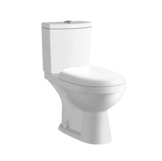 YS22211P	2-piece ceramic toilet, close coupled P-trap washdown toilet;
