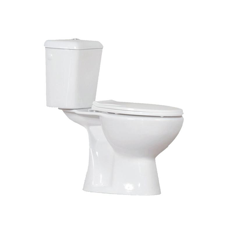 YS22221S	Retro design 2-piece ceramic toilet, close coupled P-trap washdown toilet;