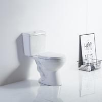 YS22235	2-piece ceramic toilet, close coupled S-trap siphonic toilet;