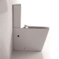 YS22251P	2-piece Rimless ceramic toilet, P-trap washdown toilet;