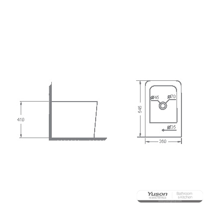 YS22251W	Ceramic floor stand bidet;