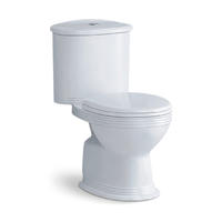 YS22262S	2-piece ceramic toilet, P-trap washdown toilet;