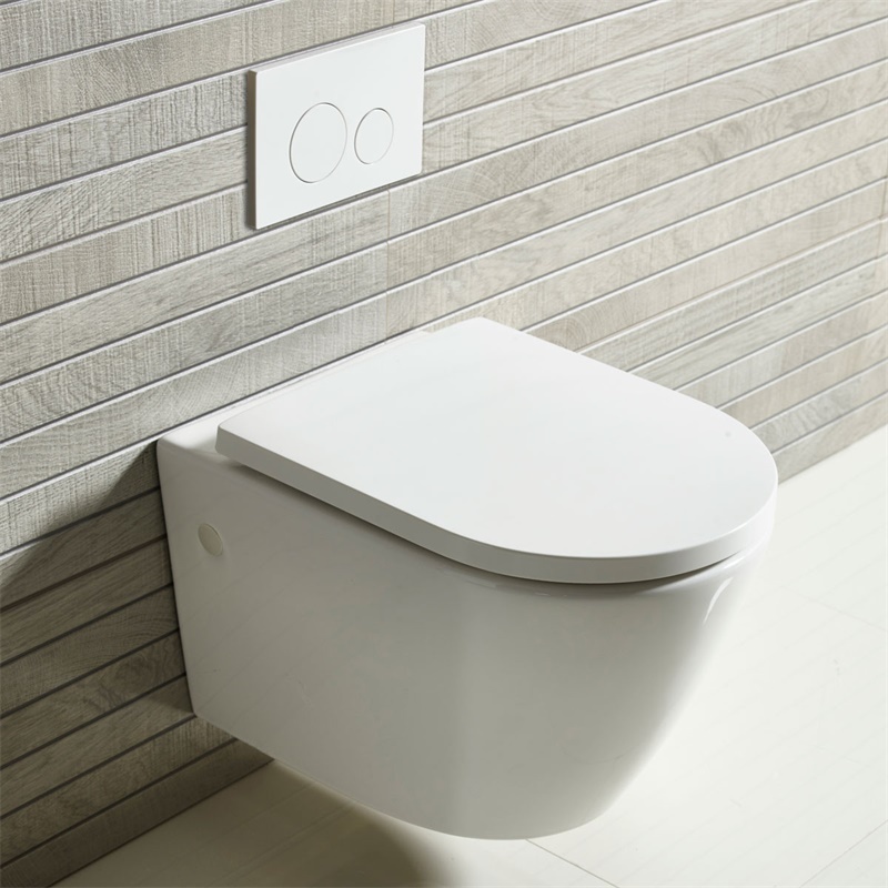 YS22268H	Wall-hung ceramic toilet, Rimless Wall-mounted toilet, washdown;