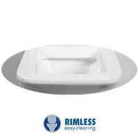 YS22276H	Wall-hung ceramic toilet, Rimless Wall-mounted toilet, washdown;