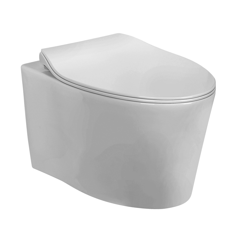 YS22279H	Wall-hung ceramic toilet, Rimless Wall-mounted toilet, washdown;