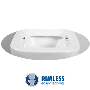 YS22282H	Wall-hung ceramic toilet, Rimless Wall-mounted toilet, washdown;