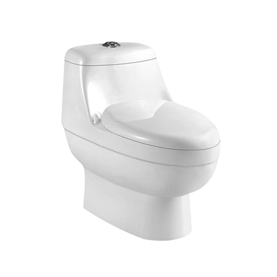 YS24102	One piece ceramic toilet, siphonic;