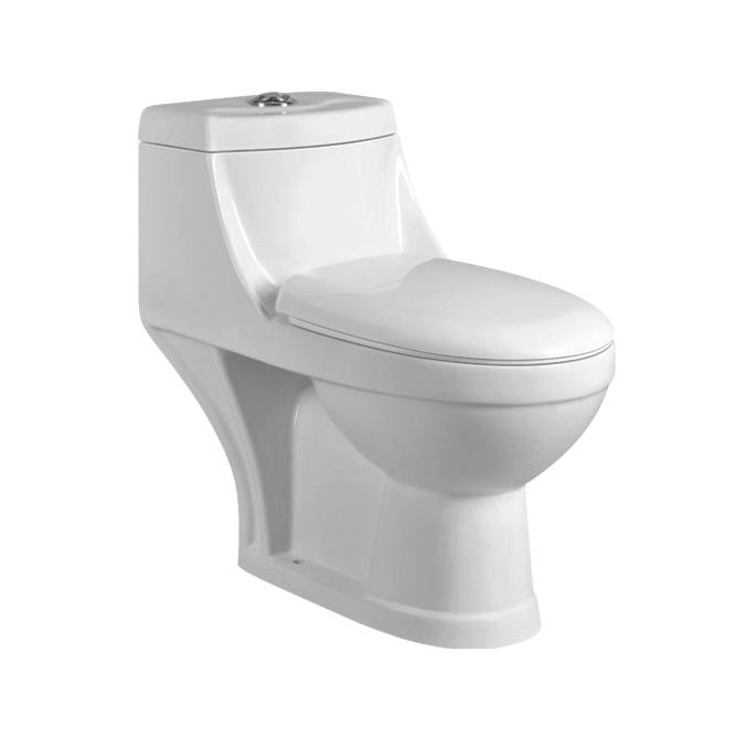 YS24258	One piece ceramic toilet, siphonic;