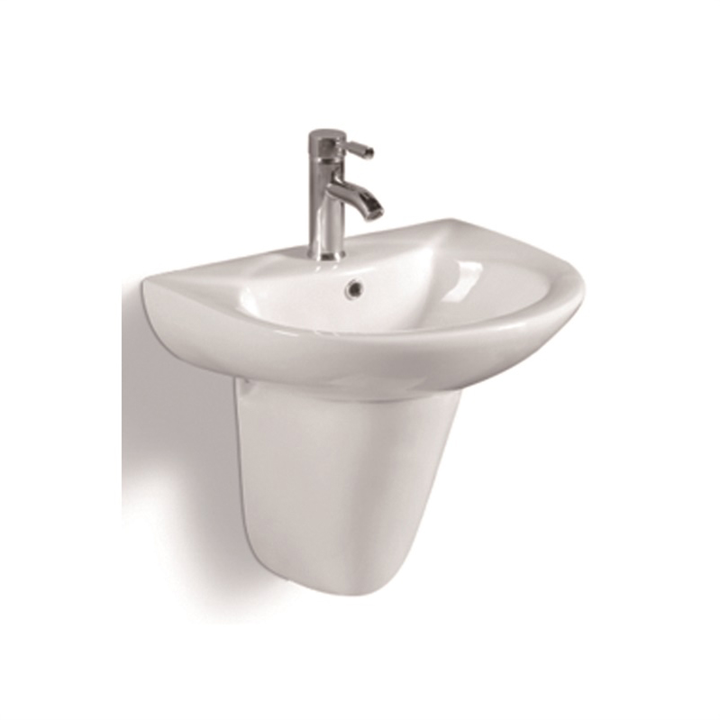 YS26208H	Ceramic semi-pedestal basin;