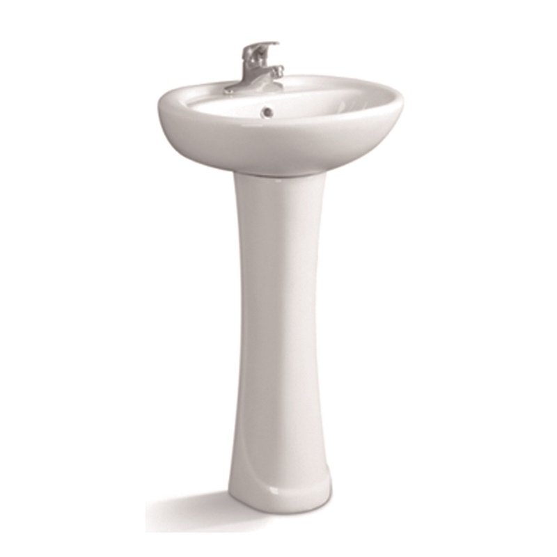 YS26300	Ceramic pedestal basin;