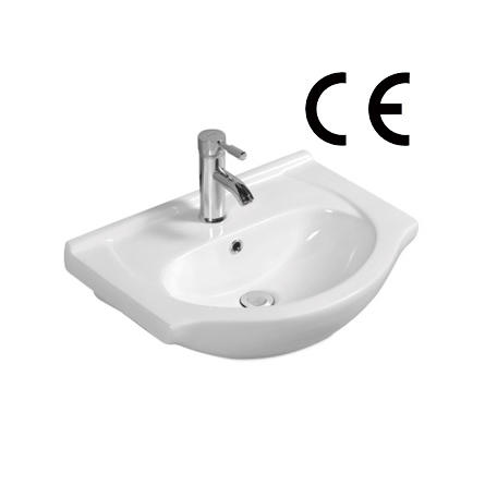YS27201-55	Ceramic cabinet basin, vanity basin, lavatory sink;
