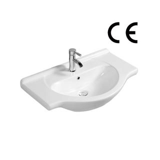 YS27201-75	Ceramic cabinet basin, vanity basin, lavatory sink;