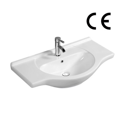 YS27201-85	Ceramic cabinet basin, vanity basin, lavatory sink;