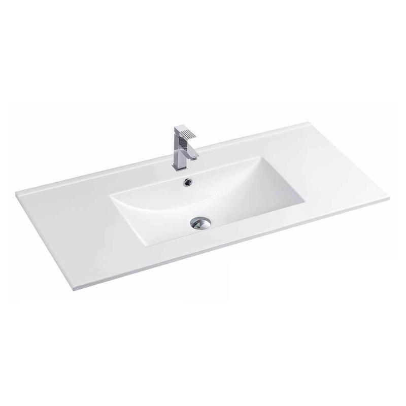 YS27286W-100	matt white glazed ceramic cabinet basin, vanity basin, lavatory sink;