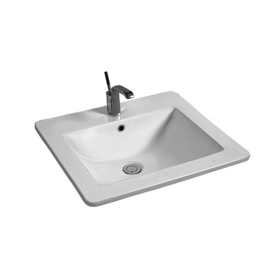 YS27286-55R	Ceramic cabinet basin, vanity basin, lavatory sink;