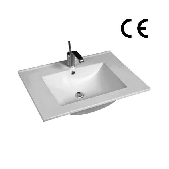YS27286-60	Ceramic cabinet basin, vanity basin, lavatory sink;