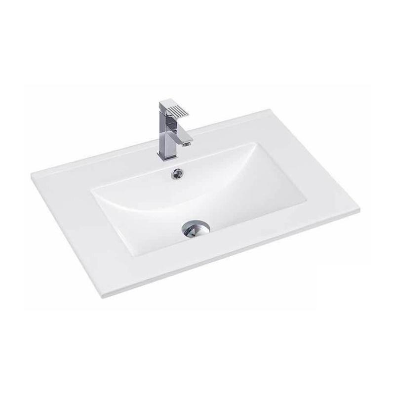 YS27286W-60	matt white glazed ceramic cabinet basin, vanity basin, lavatory sink;