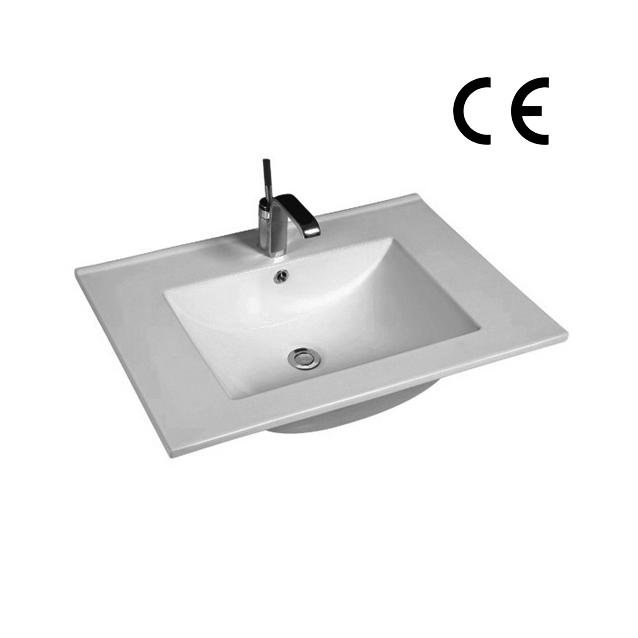 YS27286-70	Ceramic cabinet basin, vanity basin, lavatory sink;