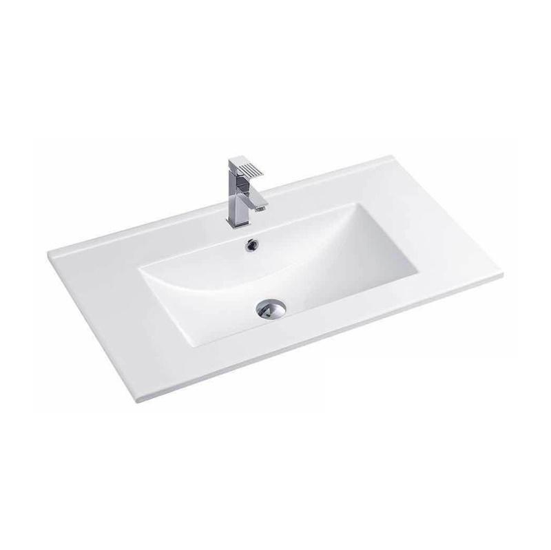 YS27286W-70	matt white glazed ceramic cabinet basin, vanity basin, lavatory sink;
