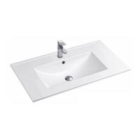 YS27286W-75	matt white glazed ceramic cabinet basin, vanity basin, lavatory sink;