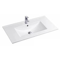 YS27286W-80	matt white glazed ceramic cabinet basin, vanity basin, lavatory sink;