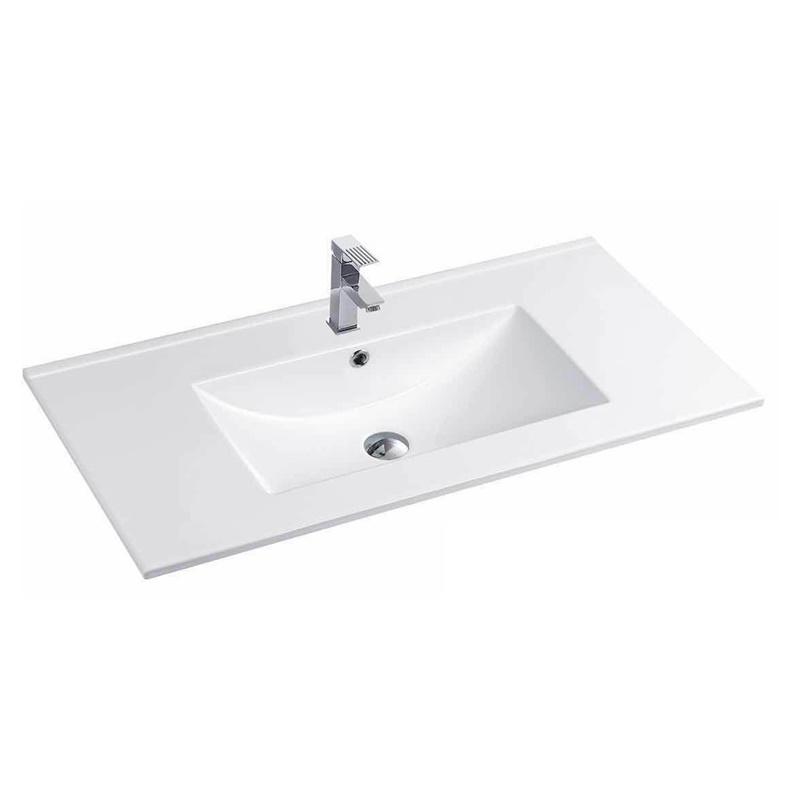 YS27286W-90	matt white glazed ceramic cabinet basin, vanity basin, lavatory sink;