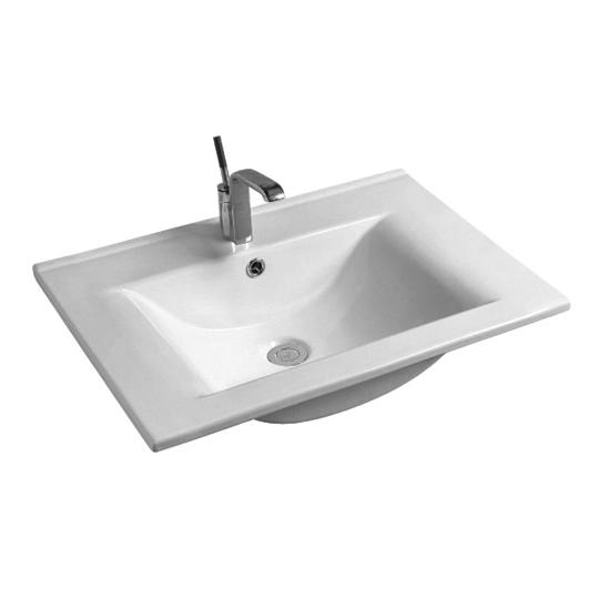 YS27293-60	Ceramic cabinet basin, vanity basin, lavatory sink;
