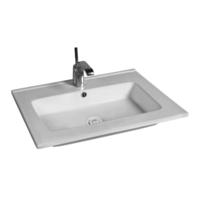YS27295-60	Ceramic cabinet basin, vanity basin, lavatory sink;