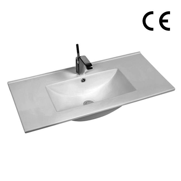 YS27297-80	Ceramic cabinet basin, vanity basin, lavatory sink;
