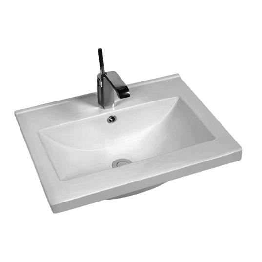 YS27299-50	Ceramic cabinet basin, vanity basin, lavatory sink;