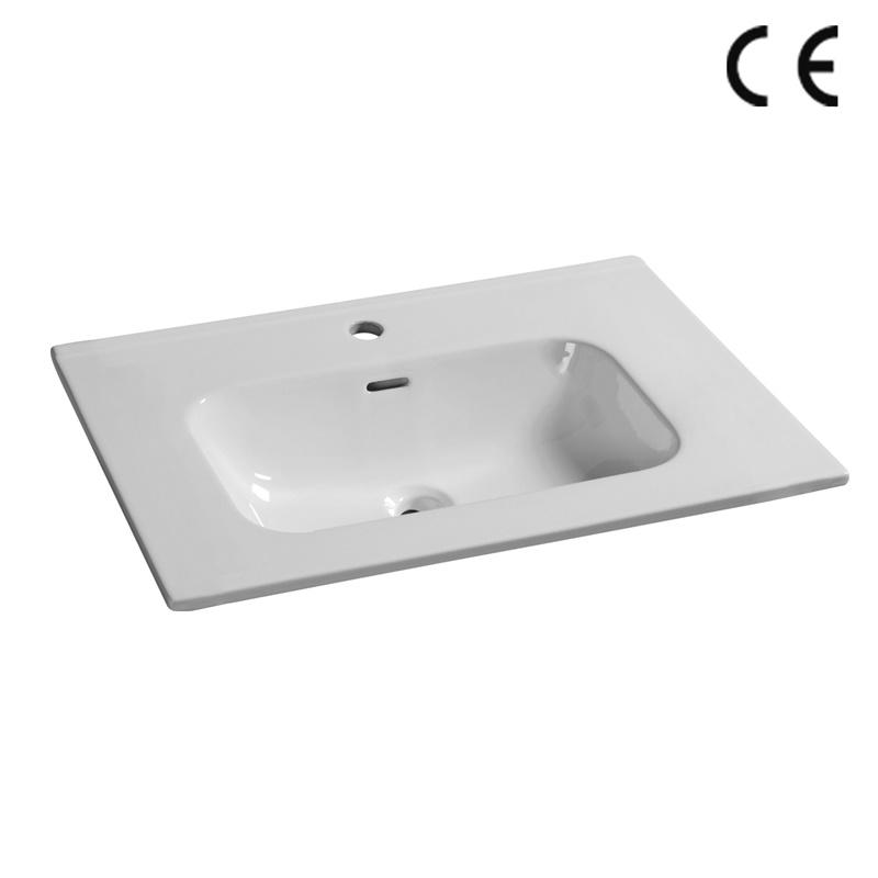 YS27310-70	Ceramic cabinet basin, vanity basin, lavatory sink;