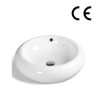 YS28213	Ceramic above counter basin, artistic basin, ceramic sink;