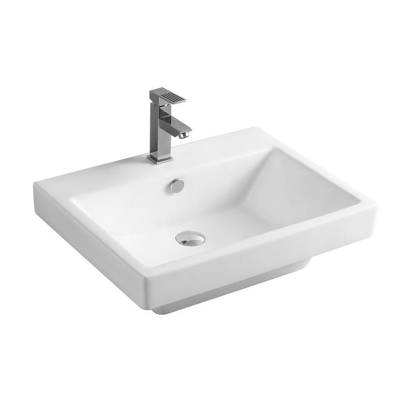 YS28215B	Ceramic above counter basin, artistic basin, ceramic sink;