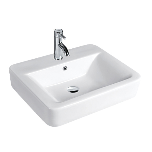 YS28218	Ceramic above counter basin, artistic basin, ceramic sink;