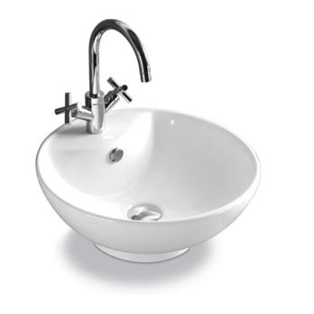 YS28220	Ceramic above counter basin, artistic basin, ceramic sink;