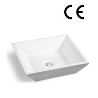 YS28261	Ceramic above counter basin, artistic basin, ceramic sink;