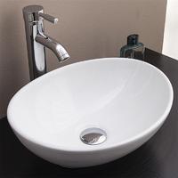 YS28347	Ceramic above counter basin, artistic basin, ceramic sink;