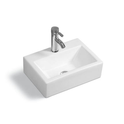 YS28363	Ceramic above counter basin, artistic basin, ceramic sink;