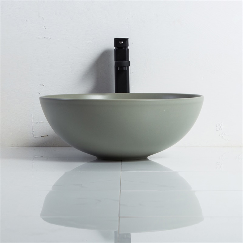 YS28401-MG	Ceramic above counter basin, artistic basin, ceramic sink;