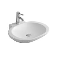 YS28419	Ceramic above counter basin, artistic basin, ceramic sink;