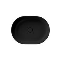 YS28430-MB	Matt black ceramic above counter basin, artistic basin, ceramic sink;