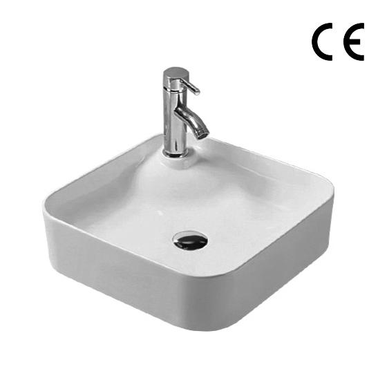 YS28432	Ceramic above counter basin, artistic basin, ceramic sink;