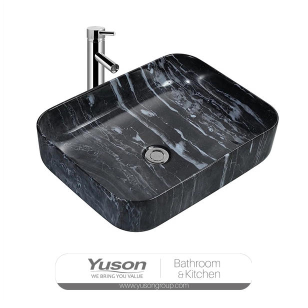 YS28434-MA2	Stone series ceramic above counter basin, artistic basin, ceramic sink;