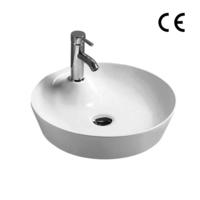 YS28435	Ceramic above counter basin, artistic basin, ceramic sink;