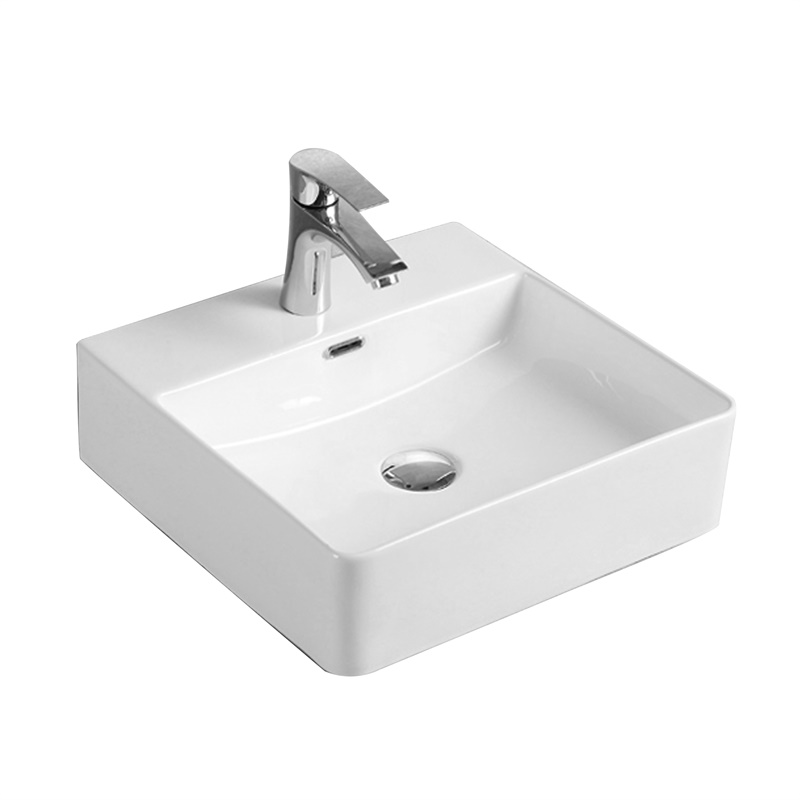 YS28438	Ceramic above counter basin, artistic basin, ceramic sink;