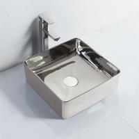 YS28446-CP	Ceramic above counter basin, artistic basin, ceramic sink;