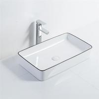 YS28454-LB	Ceramic above counter basin, artistic basin, ceramic sink;